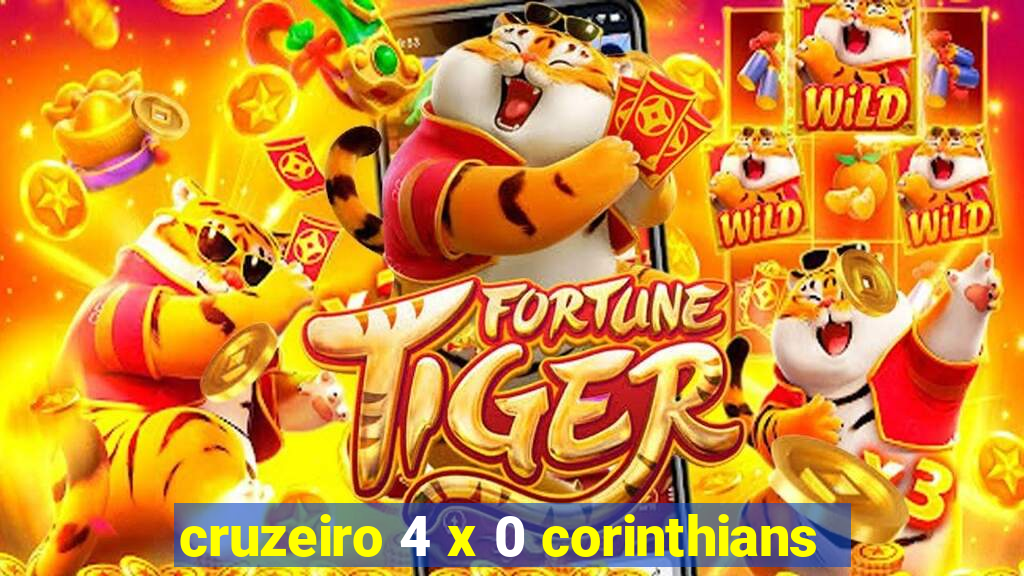 cruzeiro 4 x 0 corinthians